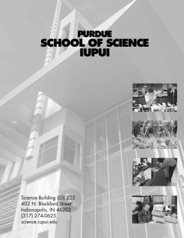 PURDUE SCHOOL OF SCIENCE IUPUI