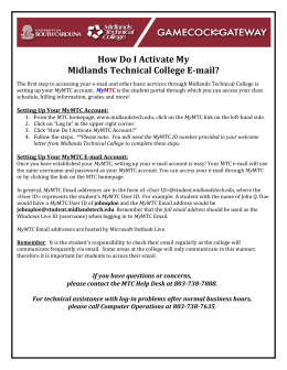 How Do I Activate My Midlands Technical College E