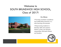 BL. 1 - South Brunswick School District