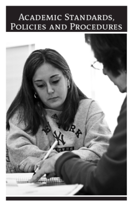 Academic Standards, Policies and Procedures