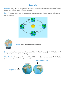 Geography Notes - South McKeel Academy
