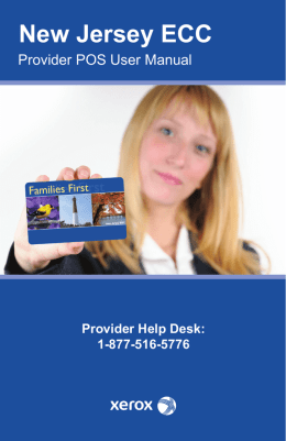New Jersey ECC - New Jersey`s Electronic Child Care (ECC)