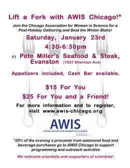 Lift a Fork with AWIS Chicago!*