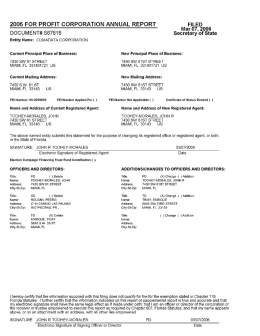 03/07/2006 -- annual report