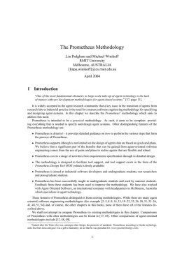 The Prometheus Methodology