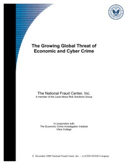 The Growing Global Threat of Economic and Cyber