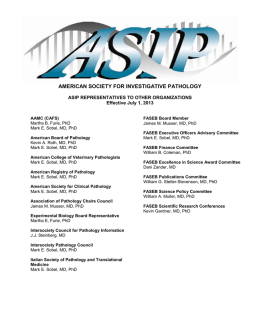 asip representatives to other committees