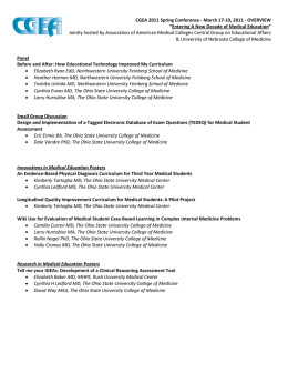 list of participants and their presentations are available