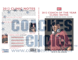 2012 CLINIC NOTES