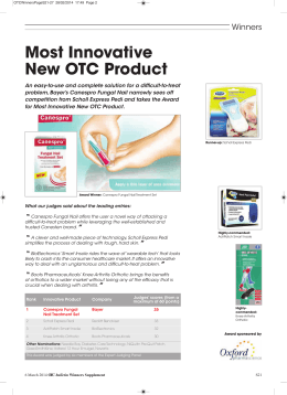 Most Innovative New OTC Product