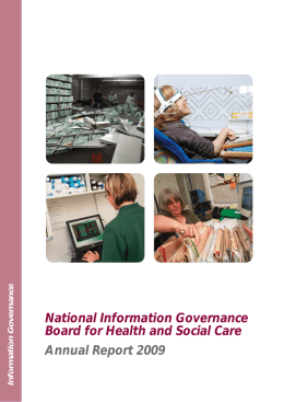 National Information Governance Board for Health and Social Care