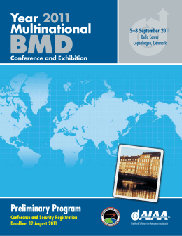 Year 2011 Multinational BMD Conference and Exhibition