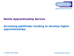 Semta Apprenticeship Service
