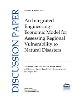 Integrated Engineering-Economic Model for Assessing Regional