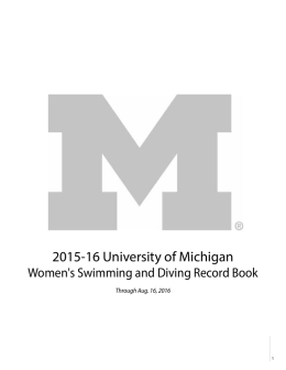 2015-16 University of Michigan
