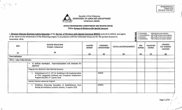 2015 - Green Our DOLE Program (GODP) and Gender and