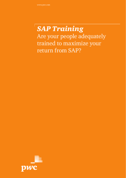 SAP Training