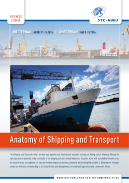 Anatomy of Shipping and Transport - STC