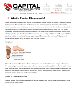 What is Plantar Fibromatosis?