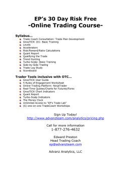 EP`s 30 Day Risk Free -Online Trading Course