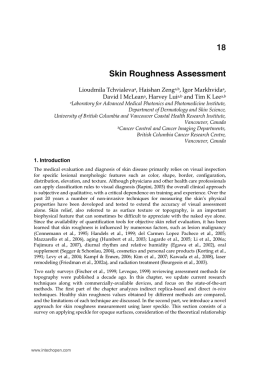 Skin Roughness Assessment 18