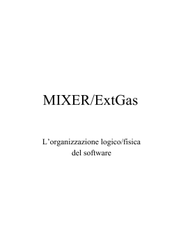 Mixer tech description