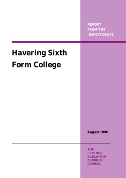 Havering Sixth Form College - Digital Education Resource Archive