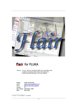 flair for FLUKA