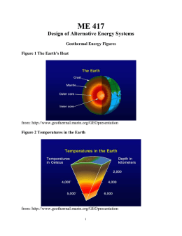 ME 417 Design of Alternative Energy Systems