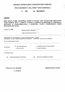 n° 730 del 29/12/2015 - Azienda Ospedaliero