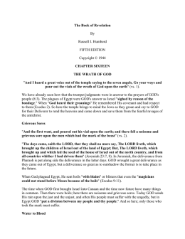 16. The Wrath of GOD - Baptist Bible Believers