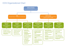 CCS Organizational Chart