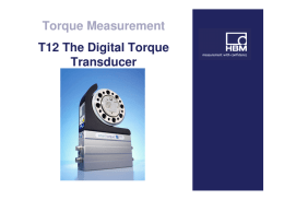T12 Digital Torque Transducer