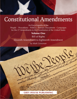 Constitutional Amendments