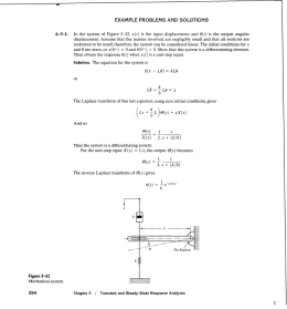 EXAMPLE PROBLEMS AND SOLUTIONS
