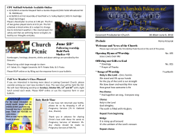 June 23rd - Covenant Presbyterian Church