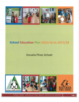 2015-16 to 2017-18 - Escuela Pines School