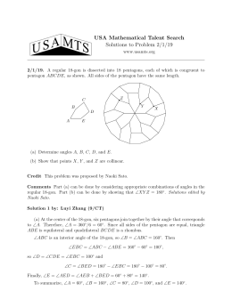 USA Mathematical Talent Search Solutions to Problem 2/1/19