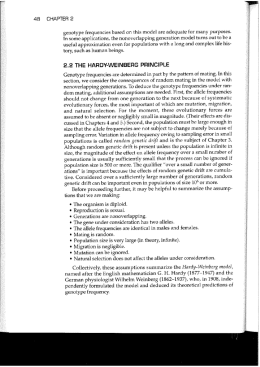 The Hardy-Weinberg principle