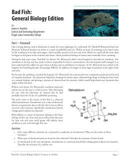 Bad Fish: General Biology Edition - National Center for Case Study