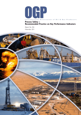 Process safety: recommended practice on key performance indicators
