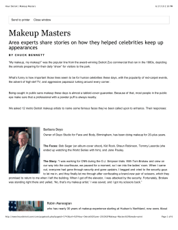 Hour Detroit | Makeup Masters