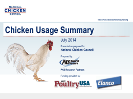 2014 Consumer Survey - The National Chicken Council