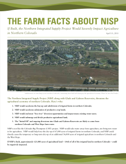 the farm facts about nisp