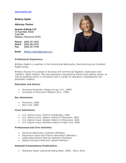 www.quarles.com Brittany Ogden Attorney, Partner