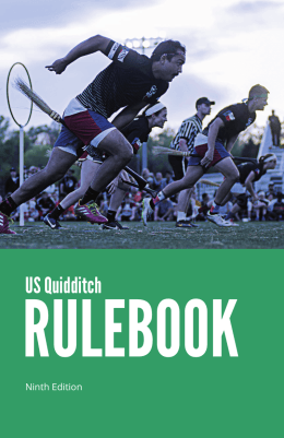 Rulebook 9 - US Quidditch
