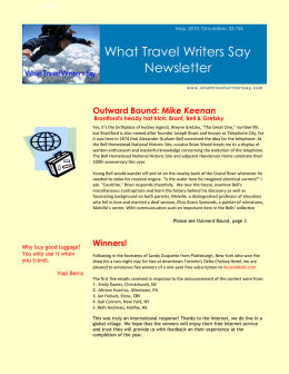 What Travel Writers Say Newsletter