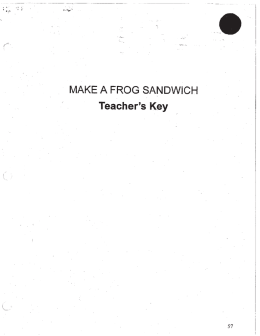 make a frog sandwich