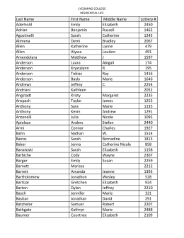 2012 Lottery Numbers.xlsx