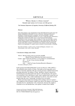 ARTICLE - UCSD Cognitive Science